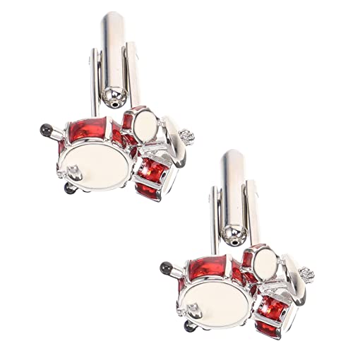 WRITWAA 2 Stücke Trommel Set Für Männer Knöpfe Für Business Anzug Herren Cufflinksinc von WRITWAA