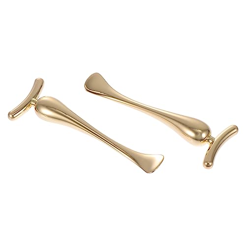 WRITWAA 2stücke Augencreme-löffel Aus Zinklegierung Augencreme-stifte Zum Auftragen Augenmassagegeräte Zur Hautpflege Creme-einführstifte Für Unterwegs von WRITWAA