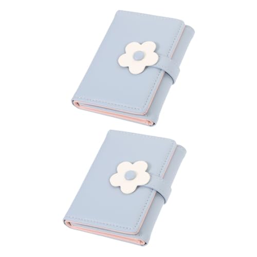 WRITWAA 2stücke Damen Portemonnaie Aus Pu-Leder Elegante Dreifach Gefaltete Brieftasche Mit Mehreren Fächern Für Karten Und Münzen Für Mädchen Und Frauen Modisches Design Mit von WRITWAA