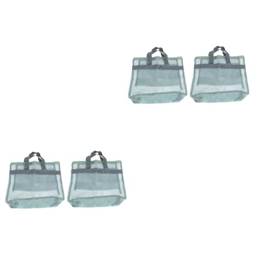 WRITWAA 2stücke Große Mesh Strandtasche Für Damen Vielseitige Aufbewahrungstasche Mit Wasserdichten Reißverschlusstaschen Und Mesh-fächern Für Strand Reisen Und Picknicks von WRITWAA