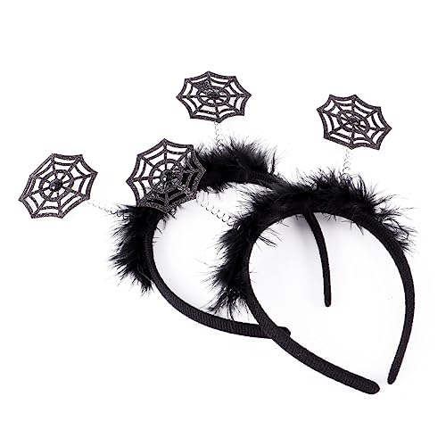 WRITWAA 2stücke Haarreifen Aus Metall Spinnennetz-design Für Halloween Stirnband Haarschmuck Für Junge Mädchen Und Erwachsene Party-dekoration WRITWAA 2stücke Haarreifen Aus Metall Spinnennetz-design Für Halloween Stirnband Haarschmuck Für Junge Mädchen Und Erwachsene Party-dekoration von WRITWAA