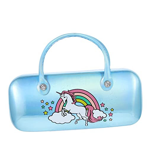 WRITWAA 2stücke Junge Mädchen Brillenetui Mit Tierdesign Tragbare Aufbewahrungsbox Für Brillen Und Sonnenbrillen Hochwertiges Pu Jungen Und Mädchen Kreatives Für e von WRITWAA