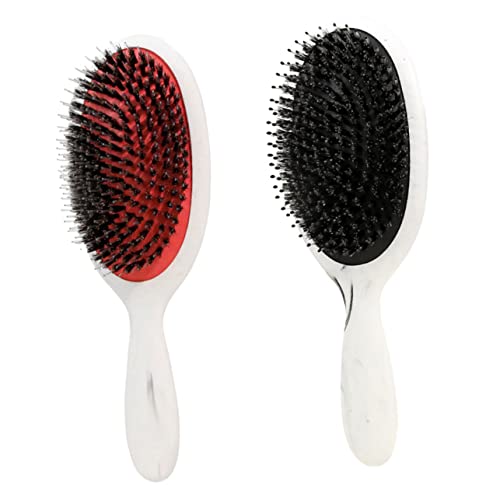 WRITWAA 2stücke Kopfhaut-massagekamm Mit Langem Griff Entwirrungskamm Für Trockenes Und Lockiges Haar Paddle-haarbürste Für Frauen Männer Und Leicht Und Tragbar Für Salon Und von WRITWAA