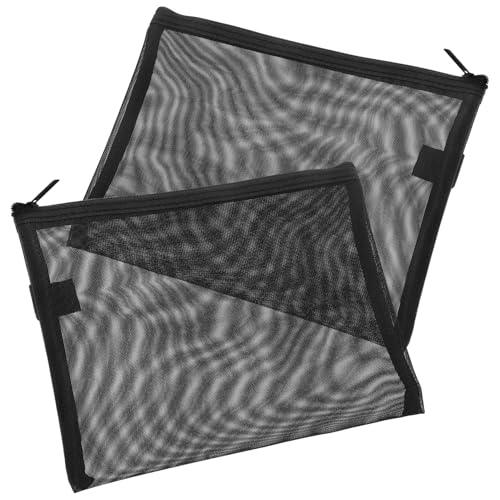 WRITWAA 2stücke Netztasche Für Make-up Reisetasche Für Toilettenartikel Tragbare Kosmetiktasche Aus Nylon Kleine Make-up-Tasche Mit Reißverschluss Make-up-Organizer Für Frauen von WRITWAA