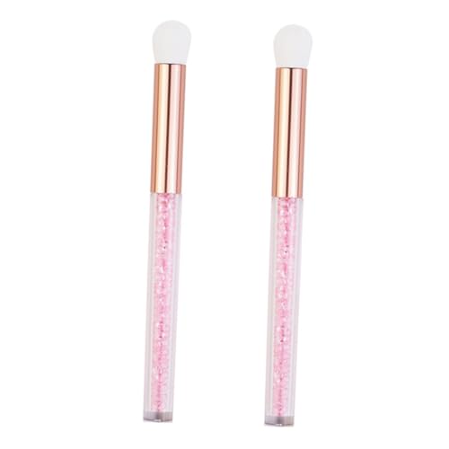 WRITWAA 2stücke Professionelle Nasenpinsel Damen Lidschatten Make-up Pinsel Rosa Für Augen-make-up Und Gesichtspflege Mit Sanften Borsten Für Tiefenreinigung von WRITWAA