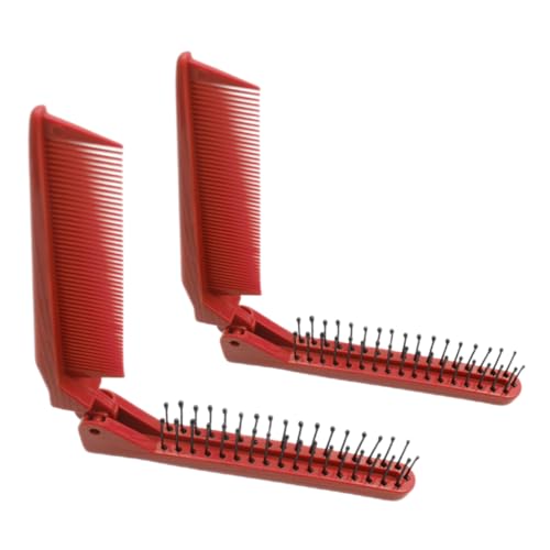 WRITWAA 2stücke Reisehaarbürste Faltbar Kleine Haarbürste Kompakt Für Damen Und Herren Für Handtasche Oder Reisekoffer Mit Ergonomischem Griff Für Einfachen Styling Unterwegs von WRITWAA