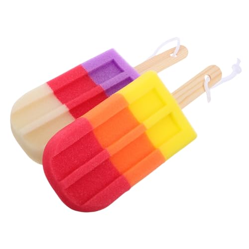 WRITWAA 2stücke Schrubben Peeling-badeschwamm Für Bad Mit Weichem Schwamm Zum Waschen Duschen Und Baden Für Handtuch Und Körperpflege Nass Oder Trocken Anwendbar von WRITWAA
