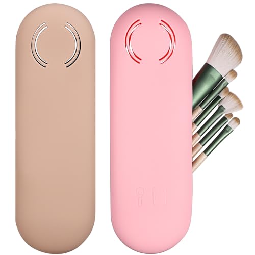 WRITWAA 2stücke Silikon Kosmetiktaschen Für Makeup Pinsel Tragbare Reise Organizer Leicht Zu Reinigen Für Unterwegs Und Zuhause WRITWAA 2stücke Silikon Kosmetiktaschen Für Makeup Pinsel Tragbare Reise Organizer Leicht Zu Reinigen Für Unterwegs Und Zuhause von WRITWAA