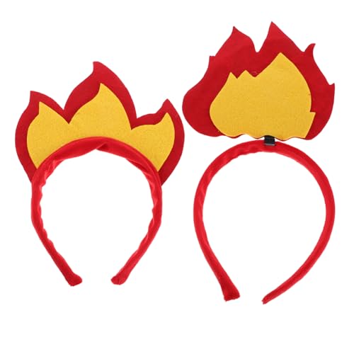 WRITWAA 2stücke Teiliges Feuerflammen-haarband- Filz-flammenkopfschmuck Halloween Und Karneval Kostüm Accessoires Für Partys Und Cosplay Bequeme Passform Vielseitiges Styling Und Einfach z WRITWAA 2stücke Teiliges Feuerflammen-haarband- Filz-flammenkopfschmuck Halloween Und Karneval Kostüm Accessoires Für Partys Und Cosplay Bequeme Passform Vielseitiges Styling Und Einfach z von WRITWAA