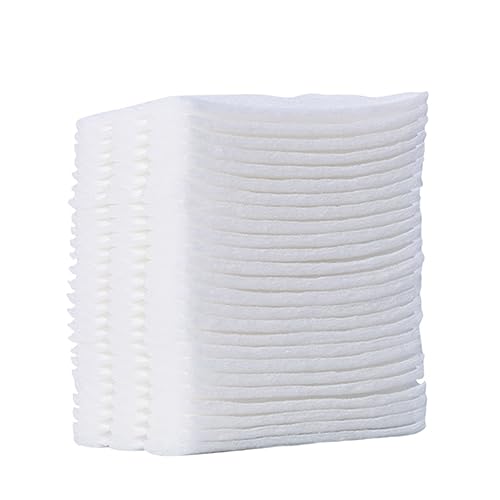 WRITWAA 3 Packungen Reinigungswatte Für Das Gesicht Wiederverwendbare Make Up Pads Wattepads Make Up Entferner Pads Wattepads Große Wattestäbchen Gesichtswattespitzen Wattefalten von WRITWAA