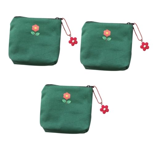 WRITWAA 3 STK Aufbewahrungstasche Reise-Kosmetiktasche minimalistische Geldbörsen für Männer aufbewahrungssack Storage Pockets Herren-geldbörsen portmonee Herren Münzbeutel aus Segeltuch von WRITWAA