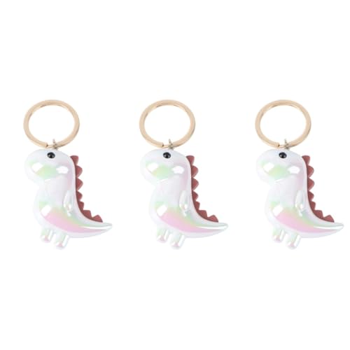 WRITWAA 3 STK Cartoon Kleiner Dinosaurier Schlüsselanhänger Cutie lieblich Süßer Schlüsselanhänger fürs Auto praktischer Schlüsselanhänger Eleganter Schlüsselfinder Mode hängender Anhänger von WRITWAA