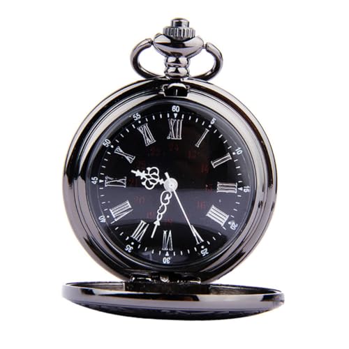 WRITWAA 3stücke Runde Taschenuhr Retro Klassisch Dual Display Römische Arabische Ziffern Dial Uhr Mit Feiner Kette Elegante Vintage Taschenuhr Für Jeden Anlass Perfektes Für Familie von WRITWAA