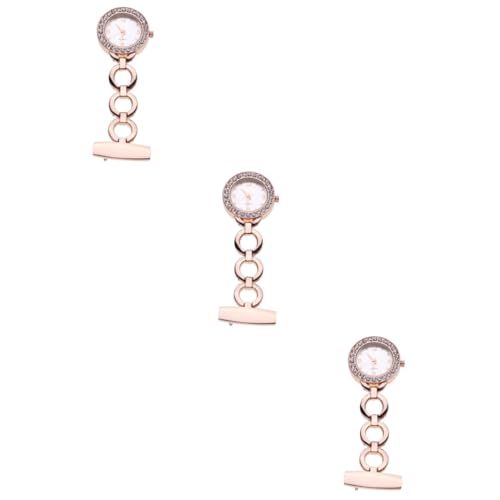 WRITWAA 3 STK Krankenschwester Anstecknadel Uhr sanitäter Krankenschwester Taschenuhr Beliebte Uhr Frauen Uhren Taschenuhr für Damen Arzttaschenuhr Damenuhren Arzt hängende Uhr von WRITWAA