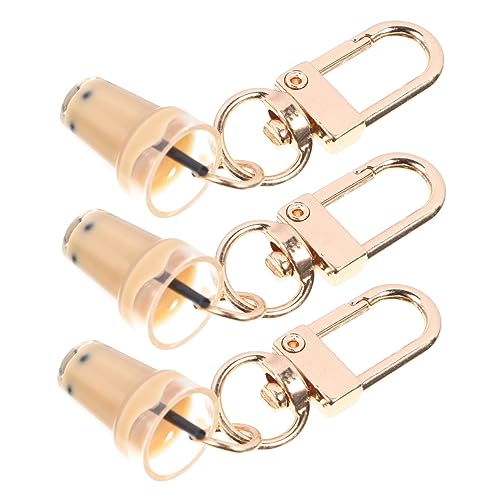 WRITWAA Schlüsselanhänger Zum Aufhängen 3 Stück Kreative Schlüsselanhänger Mit Teetassen-Design Taschenzubehör von WRITWAA