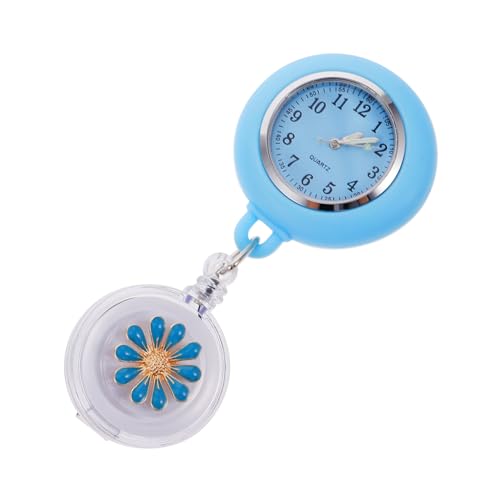 WRITWAA 3stücke Krankenschwesteruhr Clip Praktische Fob-Uhr Mit Ausziehbarem Design Für Pflegeberufe Leicht Tragbar Stabil Und rutschfest Verarbeitet Für Damen Und Herren Geeignet von WRITWAA