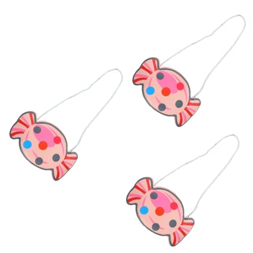 WRITWAA 3stücke Junge Mädchen Umhängetasche Candy Form Mini Aufbewahrungstasche Für Kleingeld Randfarbe Zufällig Leichte Und Praktische Tasche Für Mädchen Und Jungen Für Ausflüge von WRITWAA