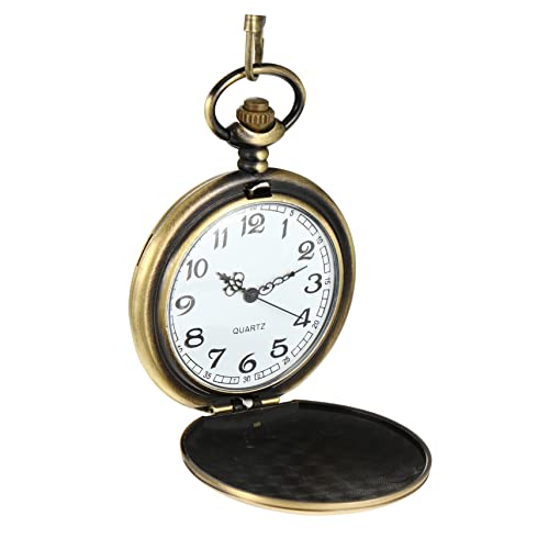 WRITWAA 3 STK Taschenuhr shöne bescherung Retro Uhr The Watch wanduhrn Wrist Watch Herren Anhänger Retro-Uhren für Männer Herrenanhänger Dinosaurier-Ohrtunnel Taillenuhr hängende Uhr Quarz von WRITWAA