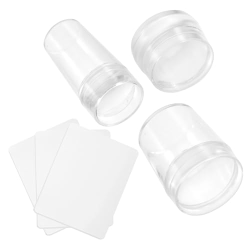 WRITWAA 3 Sätze Diy Nagelstempel Wiederverwendbare Maniküre Stempel mit Vielseitige Nagelkunst für Designs und Einfache Anwendung von WRITWAA