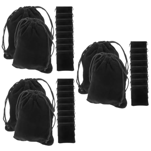 WRITWAA 3 Sätze Kosmetiktasche Kulturbeutel Make Up Tasche Tragbare Tasche Kosmetik Organizer Make Up Tasche Kordelzugbeutel Kordelzugbeutel Kosmetikbedarf 15 Stücke * 3 von WRITWAA