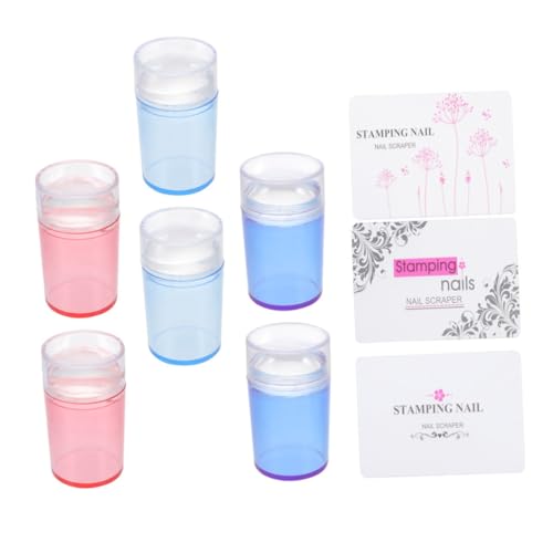 WRITWAA 3 Sätze Maniküre Stempelset mit Silikonstempel und Deckel Teiliges Diy Nageldesign für Salon und Heimgebrauch Stempel und Einfach zu Bedienen für Nagelkunst WRITWAA 3 Sätze Maniküre Stempelset mit Silikonstempel und Deckel Teiliges Diy Nageldesign für Salon und Heimgebrauch Stempel und Einfach zu Bedienen für Nagelkunst von WRITWAA