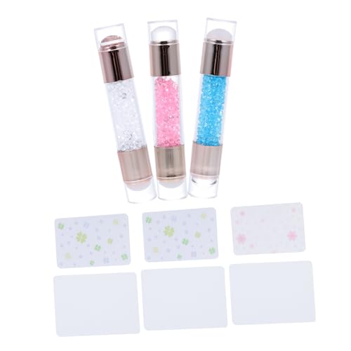 WRITWAA 3 Sätze Nagelkunst Stempel Teiliges Maniküre Werkzeug für French Tip Nail Art Doppelköpfiger Stempel für DIY Nageldesign zu Hause Salon WRITWAA 3 Sätze Nagelkunst Stempel Teiliges Maniküre Werkzeug für French Tip Nail Art Doppelköpfiger Stempel für DIY Nageldesign zu Hause Salon von WRITWAA