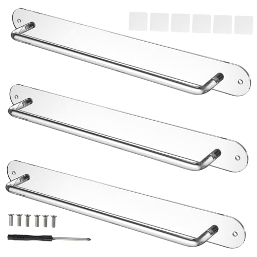 WRITWAA 3stücke Transparenter Haarklammerständer Aus Haarklammer-aufbewahrungsständer Für Wandmontage Haarklammer-displayständer Als Organizer Für Schals Und Stirnbänder von WRITWAA