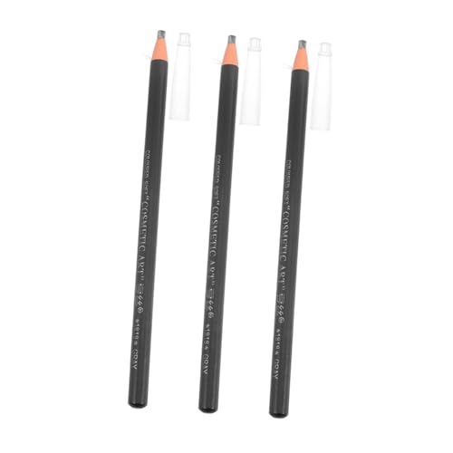 WRITWAA 3 Stück Augenbrauenmarker Microblading Pen Augenbrauenstifte für Frauen Augenbrauen-Mapping-Stift Make-up-Augenbrauenstift für Frauen Dark Grey von WRITWAA