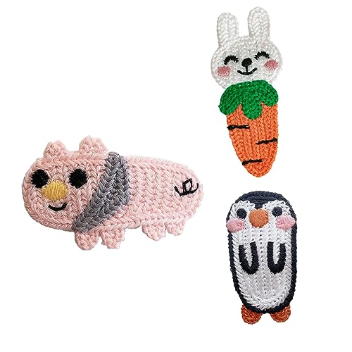 WRITWAA 3stücke Wolle Cartoon Haarspangen Mit Druckknopf Für Mädchen Stylische Haarnadeln Zum Sichern Von Losen Haaren Für Alltag Und Partys WRITWAA 3stücke Wolle Cartoon Haarspangen Mit Druckknopf Für Mädchen Stylische Haarnadeln Zum Sichern Von Losen Haaren Für Alltag Und Partys von WRITWAA