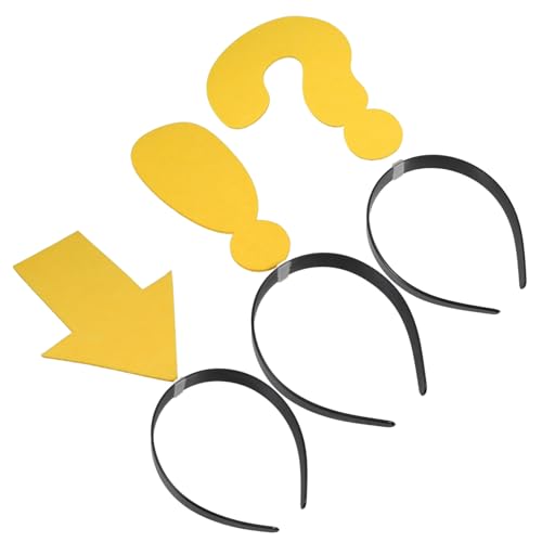 WRITWAA 3stücke Haarreifen Mit Fragezeichen Design Cosplay Stirnband Für Halloween Party Lustige Kopfbedeckung Accessoires Für Feiertage Frisuren von WRITWAA