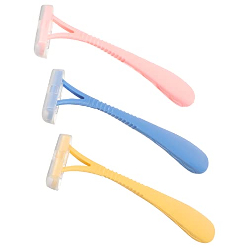 WRITWAA 3 Stück Frauen Rasiermesser Entfernung Körper Dame Entferner Haarschneider Weiblich Für Shavers Women Frauenhaar -rasiergerät Beinhaarrasierer Frauen Rasierer Rostfreier Stahl von WRITWAA