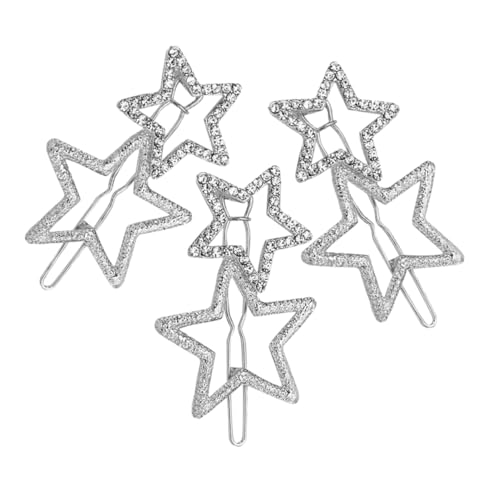 WRITWAA 3stücke Strass-haarspangen Mit Sternen-design Bling-haarclips Aus Strapazierfähigem Material Dekorative Haarnadeln Für Frauen Und Mädchen Einfache Anwendung Und Sicheres Tragen von WRITWAA