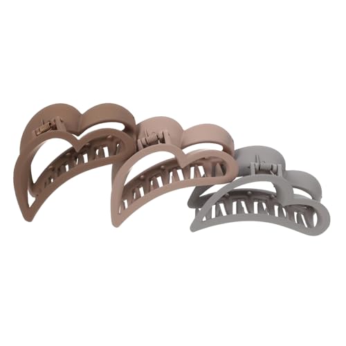 WRITWAA 3stücke Herz-haarklammer Für Frauen Und Mädchen Haarklammern Für Langes Dünnes Und Dickes Haar Geeignet Für Schule Büro Und Reisen Zum Zurückhalten Der Haare Beim Waschen Und Schmi von WRITWAA