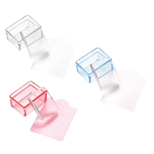 WRITWAA 3 Stück Nagelkunst Stempel Maniküre Stempelwerkzeuge für Salon und Diy Transparent für Nageldesigns und Einfache Anwendung WRITWAA 3 Stück Nagelkunst Stempel Maniküre Stempelwerkzeuge für Salon und Diy Transparent für Nageldesigns und Einfache Anwendung von WRITWAA