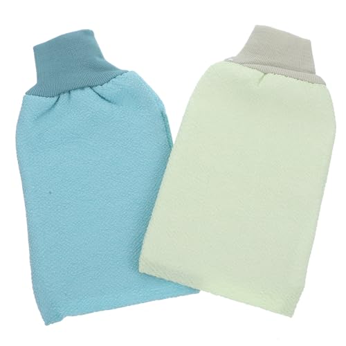 WRITWAA 3 Stück Peeling Und Schrubbhandschuhe Hautpeeling Handschuh Körperpeeling Handschuh Rückenbad Damen Peeling Körperpeeling Handschuhe Für Männer Peeling Handschuhe von WRITWAA