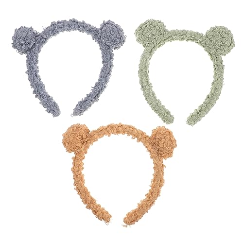 WRITWAA 3Stücke Plüsch Tierohren Haarband Flauschiges Ohr Stirnband für Damen Bequemes Plüschtier Kostüm Haarband für Cosplay Party Zubehör Geschenkidee WRITWAA 3Stücke Plüsch Tierohren Haarband Flauschiges Ohr Stirnband für Damen Bequemes Plüschtier Kostüm Haarband für Cosplay Party Zubehör Geschenkidee von WRITWAA