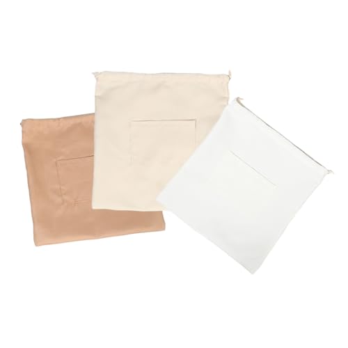 WRITWAA 3 Stück Teiliges Bag Organizer mit Zugbandverschluss Gewebter Innenbeutel als Ersatz-futter für Handtaschen Strandtaschen und Shopper Vielseitiges Sicheres Aufbewahrungszubehör in von WRITWAA