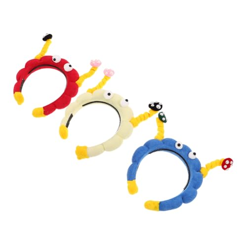 WRITWAA 3 Stück Teiliges Witzige Pilz Haarbänder für Damen Mädchen Weiches Leichtes Stirnband mit Hohem Volumen Modisches Makeup und Hautpflege Accessoire Trendiges Spa Stirnband für WRITWAA 3 Stück Teiliges Witzige Pilz Haarbänder für Damen Mädchen Weiches Leichtes Stirnband mit Hohem Volumen Modisches Makeup und Hautpflege Accessoire Trendiges Spa Stirnband für von WRITWAA