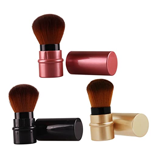 WRITWAA 3 Stück Teleskopfundamentpinsel Kosmetische Grundlage Stiftung Gesicht Pulver Einziehbar Foundation- Make-up-zubehör Wellpappe Aus Seiden-nylon-wolle WRITWAA 3 Stück Teleskopfundamentpinsel Kosmetische Grundlage Stiftung Gesicht Pulver Einziehbar Foundation- Make-up-zubehör Wellpappe Aus Seiden-nylon-wolle von WRITWAA