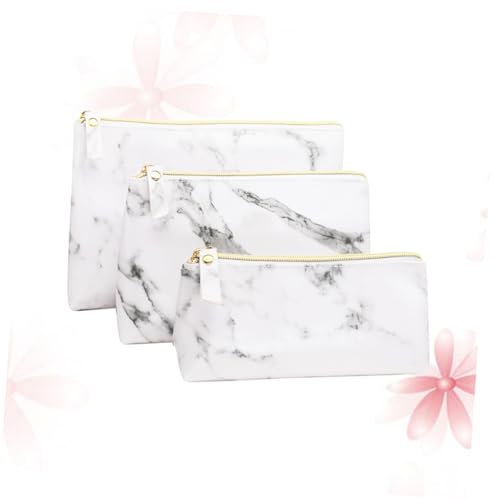 WRITWAA 3stücke Große Kosmetiktasche Mit Reißverschluss Schminktasche Organizer Für Reise Picknick Oder Büro Aus Robustem Material Leicht Und Praktisch Für Damen Und Mädchen von WRITWAA