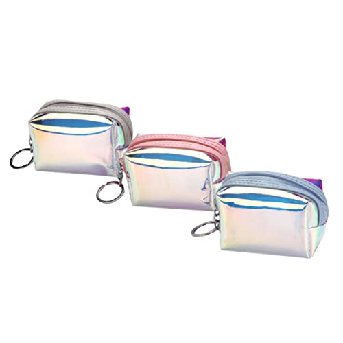 WRITWAA 3stücke Teiliges Set Bunte Geldbörse Für Frauen Kreative wasserdichte Aufbewahrungstasche Zufälligen Farben Für Handy Lippenstift Und Alltagsgebrauch von WRITWAA