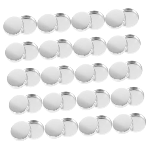 WRITWAA 30stücke Leere Lidschattenpfannen Kleine Make-up-pfannen Runde Kosmetik-pfannen Für Lidschatten Und Highlighter Zum Verstauen Von Kosmetikprodukten Reisen Mitnehmen von WRITWAA