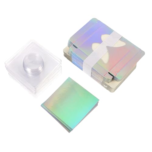 WRITWAA 30 Stück Wimpernbox Falsche Wimpern Wimpernboxen Verpackung Gefälschte Wimpern Leerer Wimpern Organizer Wimpernetui Falscher Wimpern Organizer Wimpernhalter von WRITWAA