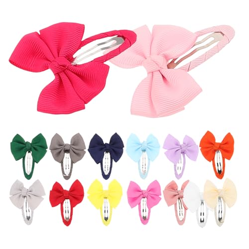 WRITWAA 30 Stück bunte kleine Haarspangen mit Schleifen für Kleinkinder, Mädchen, rutschfeste Haarspangen mit Druckknopf, Haarnadel-Accessoires für Kinder, Babys, Mädchen WRITWAA 30 Stück bunte kleine Haarspangen mit Schleifen für Kleinkinder, Mädchen, rutschfeste Haarspangen mit Druckknopf, Haarnadel-Accessoires für Kinder, Babys, Mädchen von WRITWAA