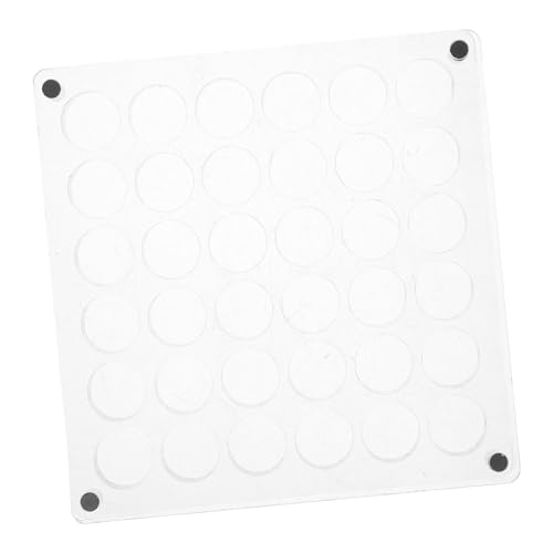 WRITWAA 36Gitter Aufbewahrungsbox Für Nagelkunst Magnetverschluss Transparenter Organizer Mit Fächern Für Nail Gems Und Charms Zum Ordnen Und Präsentieren von WRITWAA