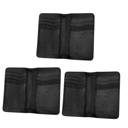 WRITWAA 3St Frauen geldbörse Geldbörsen Card Holder Geldbörse für Männer schlank tragbare Brieftasche Herren-Geldbörse während schlanke Brieftasche Ledergeldbörse Männer Handtasche Black WRITWAA 3St Frauen geldbörse Geldbörsen Card Holder Geldbörse für Männer schlank tragbare Brieftasche Herren-Geldbörse während schlanke Brieftasche Ledergeldbörse Männer Handtasche Black von WRITWAA
