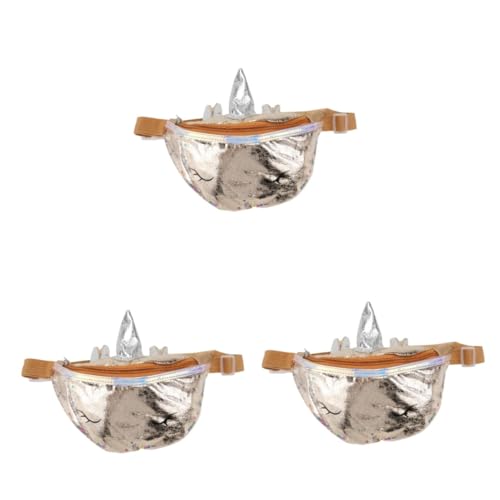 WRITWAA 3St Pailletten Hüfttasche Damen umhängetaschen Rucksack Rucksack für Damen Tasche Mode Stilvoller Brustbeutel Umhängetasche für Damen wanderrucksäcke Paillettenbeutel Golden von WRITWAA