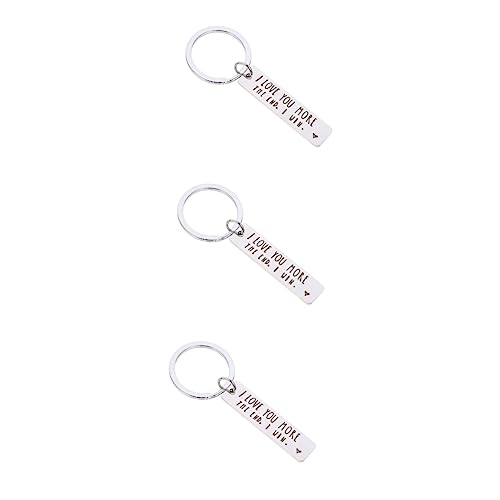 WRITWAA 3St Schlüsselanhänger Warnweste personalisiert slico Key Chain Taschenanhänger Tasche hängende Dekoration Hängende Verzierung für Taschen Anhängeranhänger Rostfreier Stahl Silver von WRITWAA