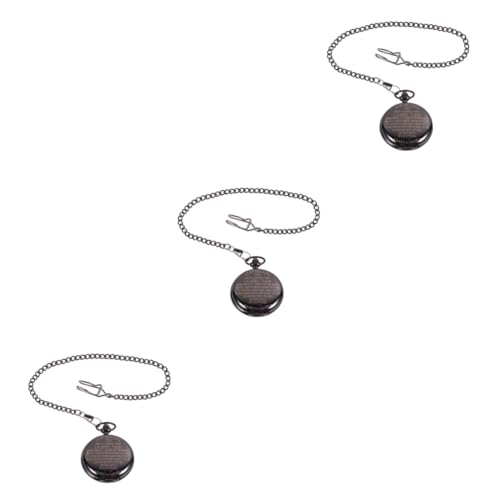 WRITWAA 3St Taschenuhr Mechaniker- mechanische Tasche Taschenanhänger modische Tasche Retro-Tasche zur Hochzeitstag bescherung Weihnachten Retro-Uhr hängende Uhr Quarz von WRITWAA