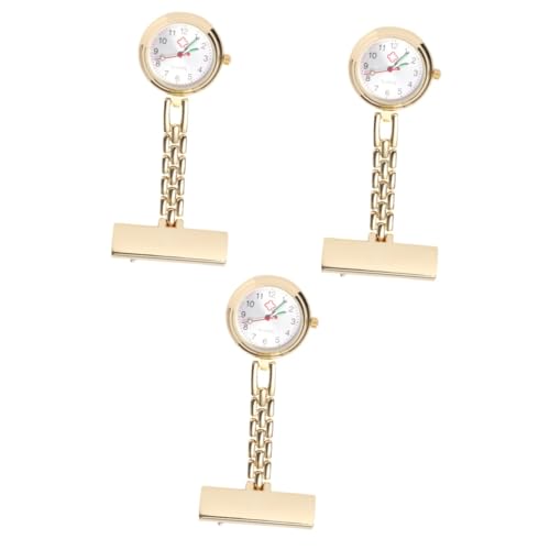 WRITWAA 3St Uhr aus Zinklegierung Medical Watch sanitäter wanduhren hängende Uhr Krankenschwester Uhrenanhänger Uhrengehäuse für Herren Digitaluhr Krankenschwester Taschenuhr von WRITWAA